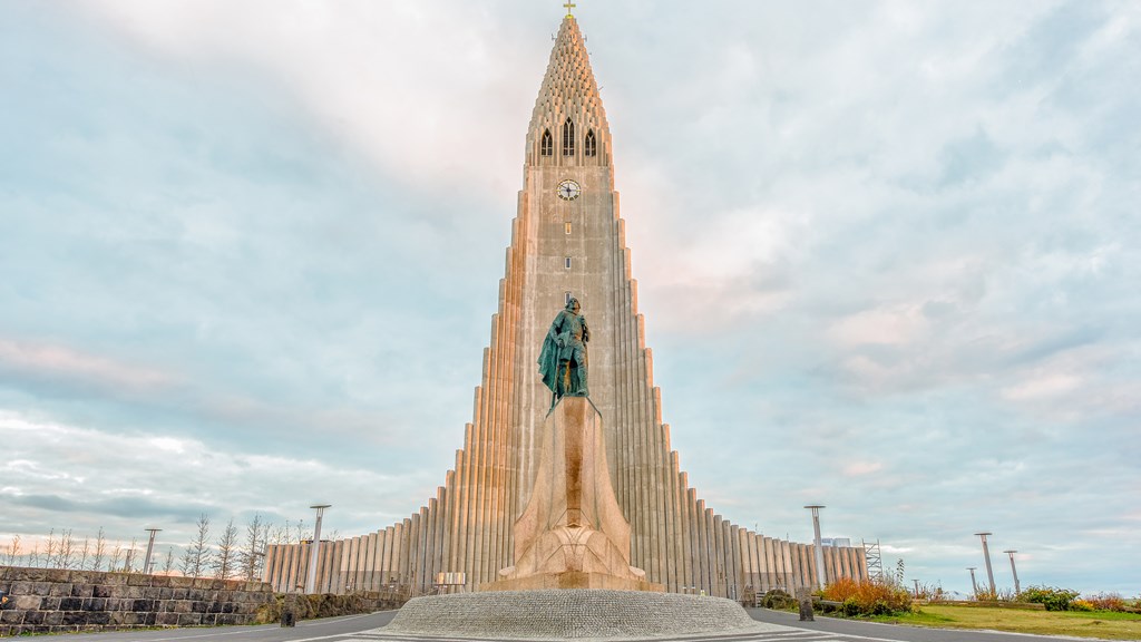 A grand ecclesiastical building in Iceland