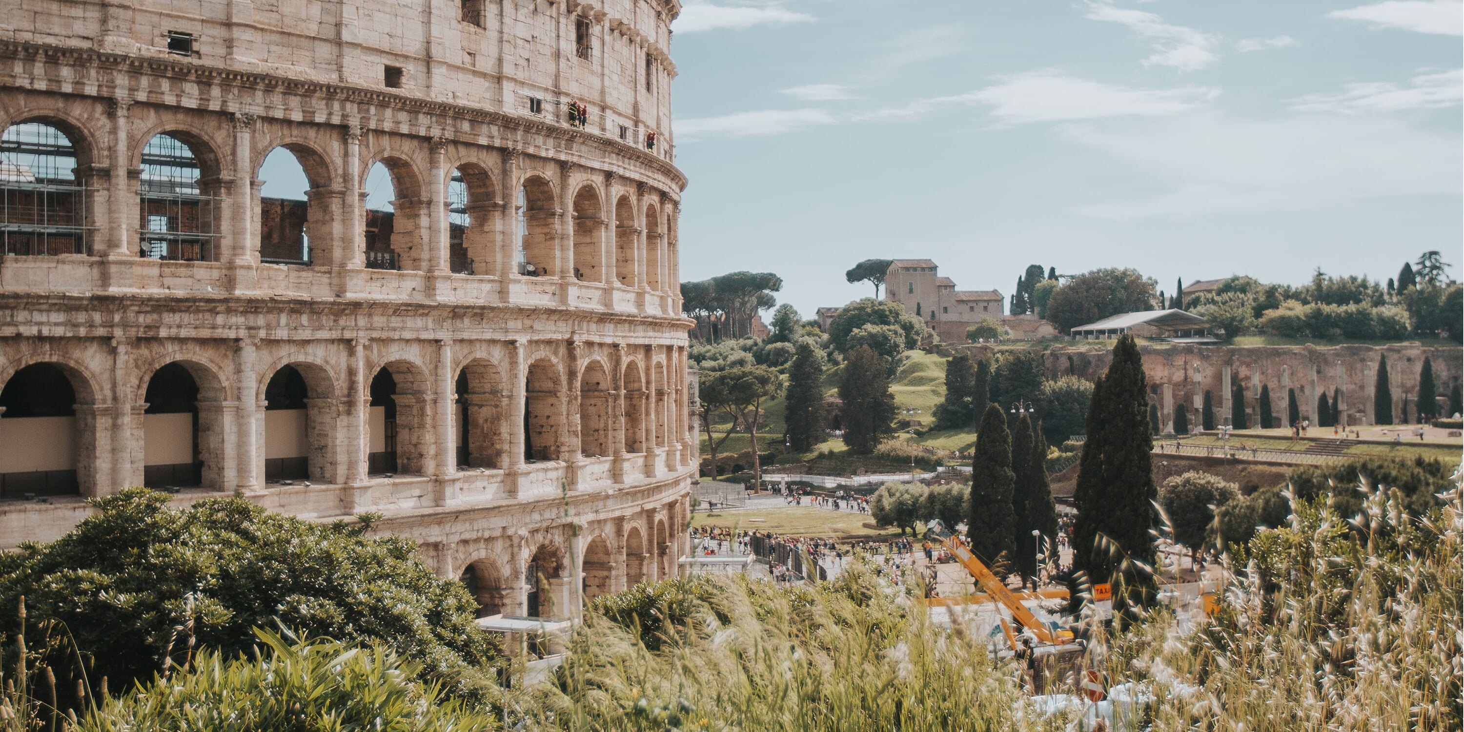 A spring view of the Colosseum